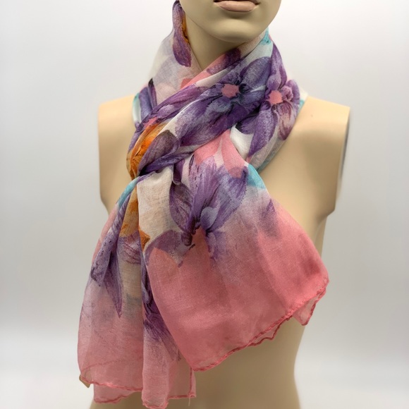 Floral Scarf - Picture 2 of 7